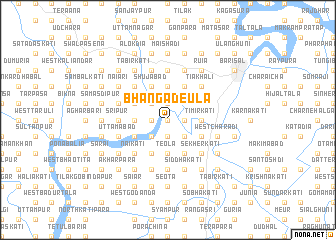map of Bhāngādeula