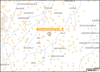 map of Bhanirānwāla