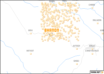 map of Bhanon