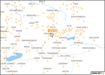 map of Bhān