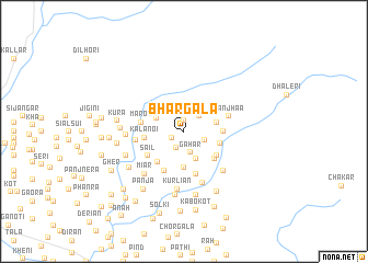 map of Bhar Gāla