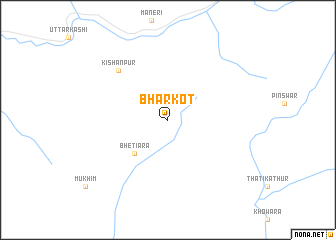 map of Bharkot