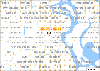 map of Bharsākāti