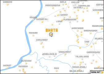 map of Bhata