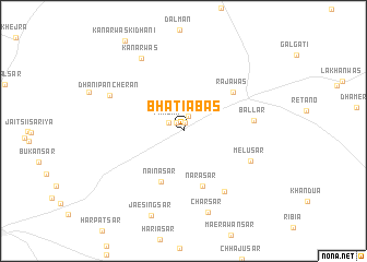 map of Bhatiabās