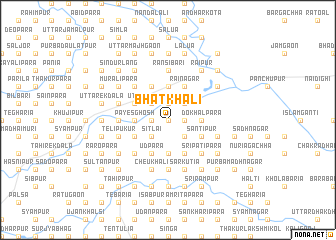 map of Bhatkhāli