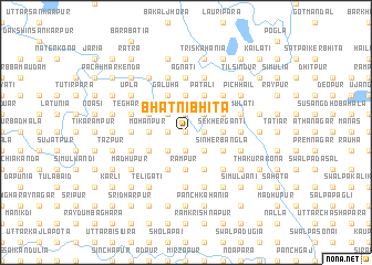 map of Bhātnibhita
