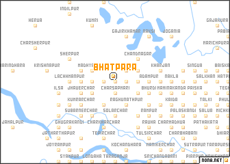 map of Bhātpāra