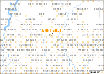 map of Bhātsāli