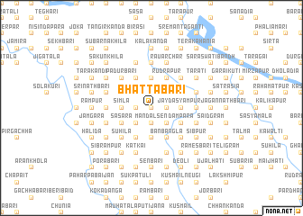 map of Bhattabāri