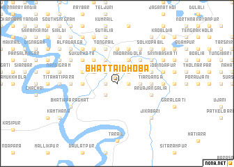 map of Bhāttāi Dhoba
