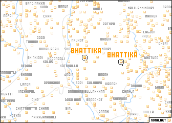 map of Bhattika