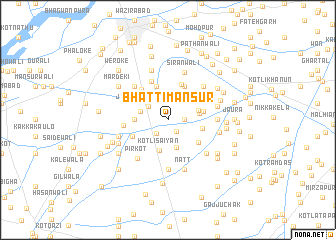 map of Bhatti Mansūr