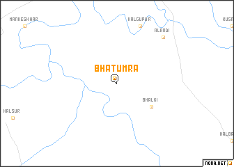 map of Bhātumra