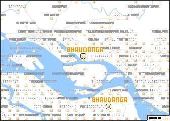 map of Bhāudānga