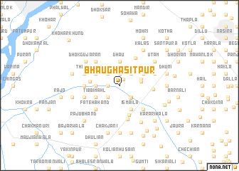 map of Bhāu Ghasītpur