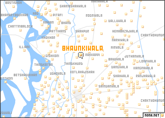 map of Bhaunkīwāla