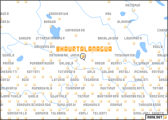 map of Bhāurtala Nagua