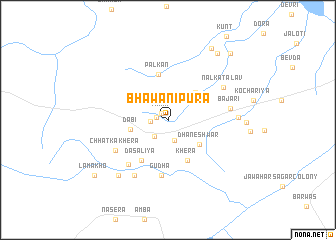 map of Bhawānīpura