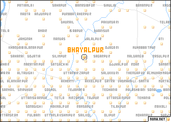 map of Bhāyalpur