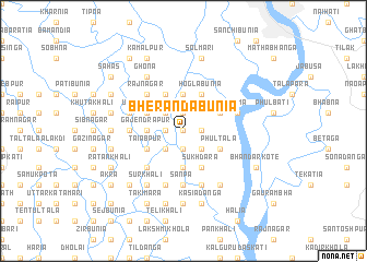 map of Bherāndābunia