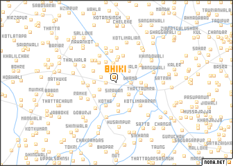 map of Bhīki