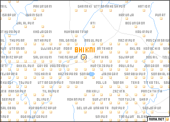 map of Bhikni