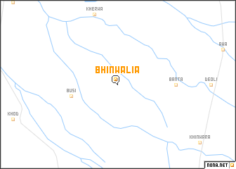 map of Bhinwālia