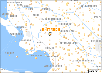 map of Bhit Shāh
