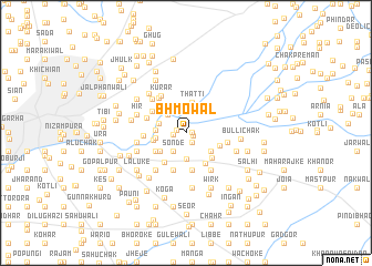 map of Bhmowal