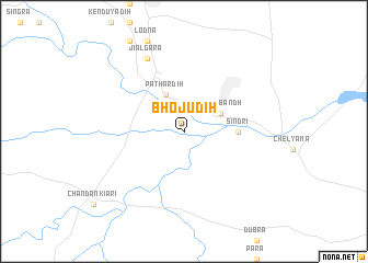 map of Bhojudih