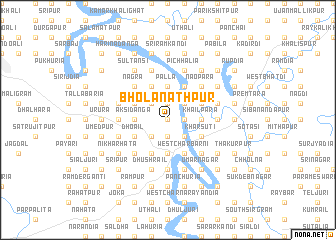 map of Bholānāthpur