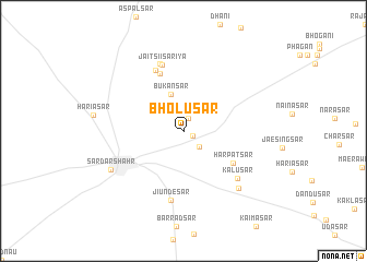 map of Bholusar