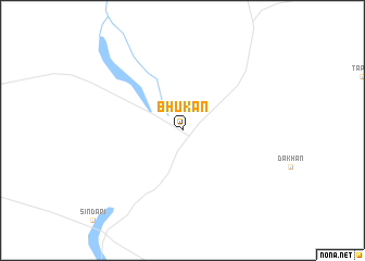 map of Bhukan