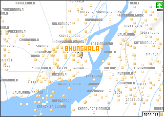 map of Bhungwāla