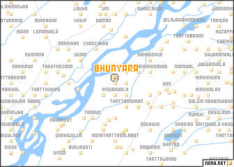 map of Bhūn Yāra