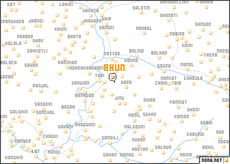 map of Bhun