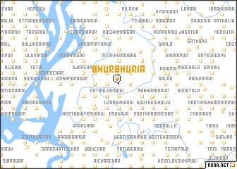 map of Bhurbhuria