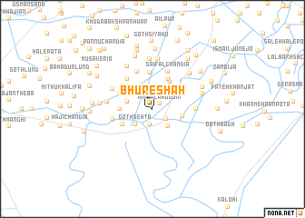 map of Bhūre Shāh