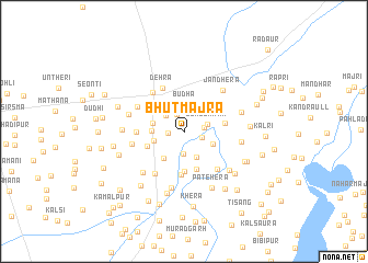 map of Bhūt Mājra