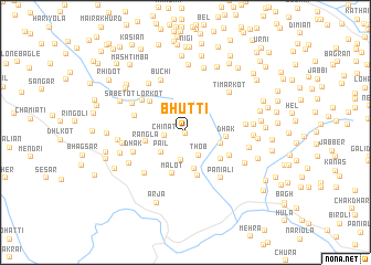 map of Bhutti
