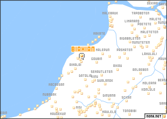 map of Biahian