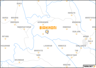 map of Biahimoni