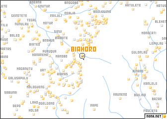 map of Biahoro