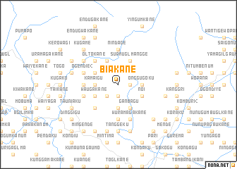 map of Biakane