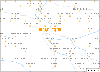 map of Biała Wyżna