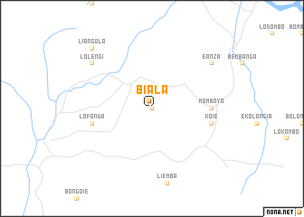 map of Biala