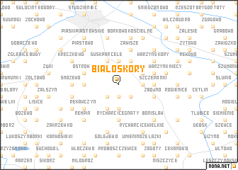 map of Białoskóry