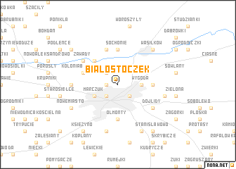 map of Białostoczek
