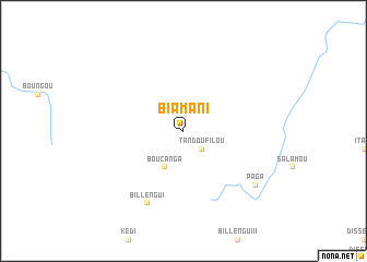 map of Biamani